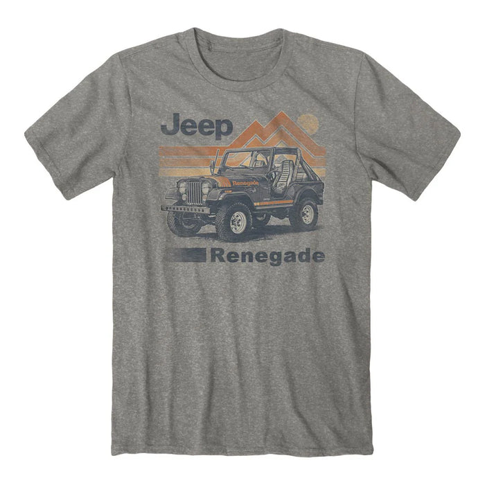 Jeep. Retro Renegade T-Shirt, Heather Gray