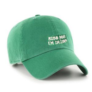 47 Brand. Kiss Me I'm Irish Clean Up Hat, Kelly Green