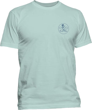 Salt Life. Men's Skull and Hooks Short Sleeve Tee, Fresh Mint
