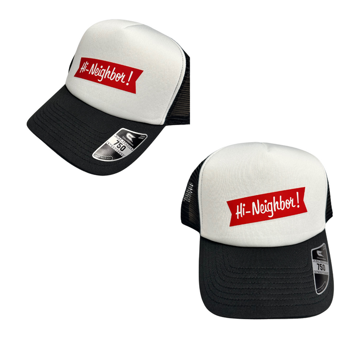 Hi Neighbor Trucker Hat, Black