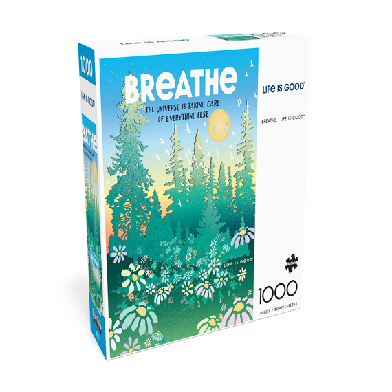 Life is Good. Buffalo Games Breathe 1000 Piece Jigsaw Puzzle