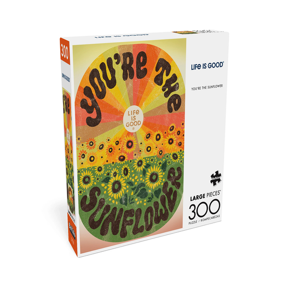 Life is Good. Buffalo Games. You're the Sunflower 300 Piece Jigsaw Puzzle