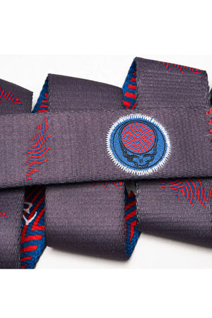 Arcade Belts. Grateful Dead We are Everywhere Belt in Charcoal