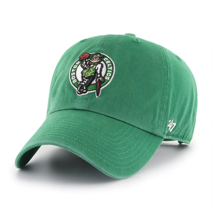 47 Brand. Boston Celtics Clean Up Hat, Green