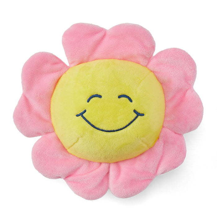 Life is Good. Flower Smiley Plush and Spike Ball, One Size