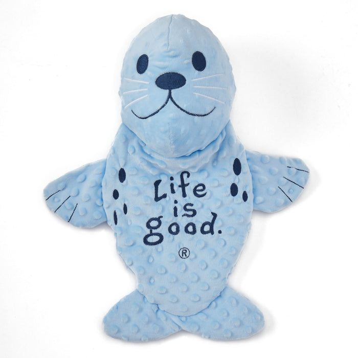 Life is Good. Jumbo Sea Lion Plush Dog Toy