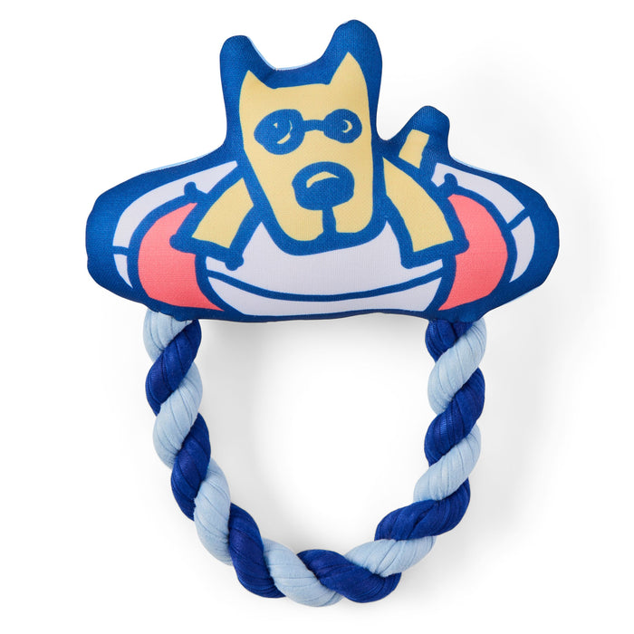 Life is Good x Chewy. Rocket Good Buoy Oxford & Rope Dog Toy