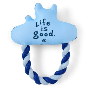 Life is Good x Chewy. Rocket Good Buoy Oxford & Rope Dog Toy