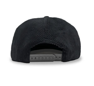 Celly Hockey. New Hampshire Pond Hockey Snapback in Charcoal Corduroy