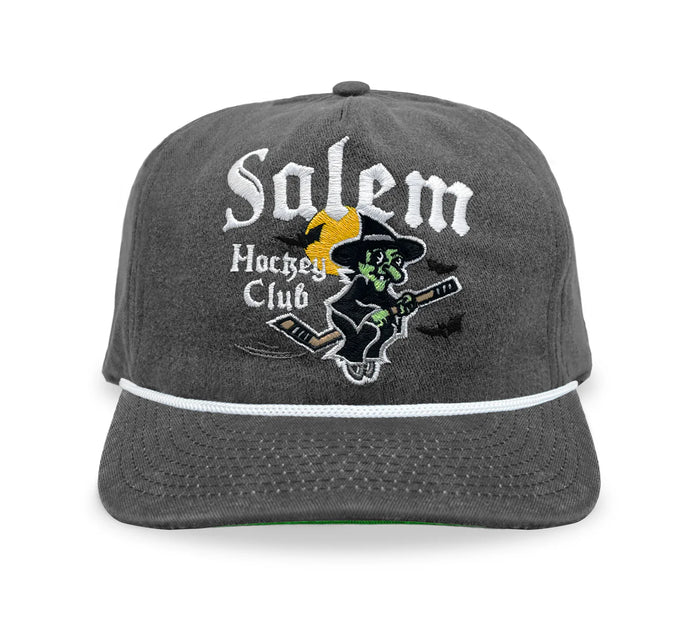 Celly Hockey. Salem Hockey Club Snapback in Washed Black