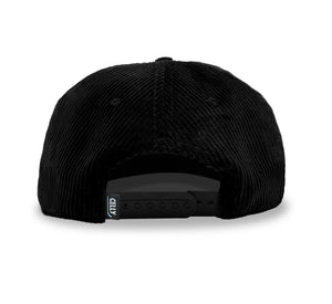 Celly Hockey. The Slasher Snapback in Black Corduroy