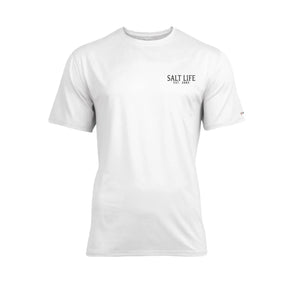 Salt Life. Men's American Quiver SLX Performance Shirt, White