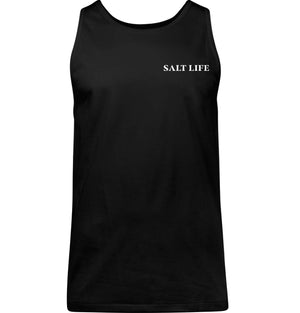 Salt Life. Men's United We Fish Tank Top, Black