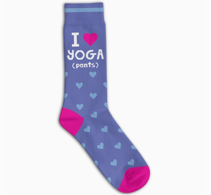 Funatic. I Love Yoga (Pants) Socks