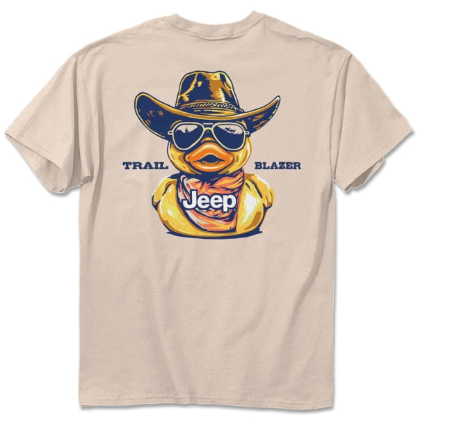 Jeep. Duck Trail Blazer T-Shirt in Ivory