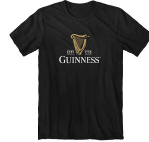 Guiness Extra Stout Label T-Shirt in Black