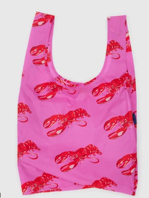 Baggu. Standard Reusable Bag in Pink Lobster