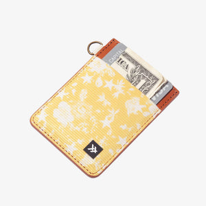 Thread Wallets. Vertical Wallet in Goldie