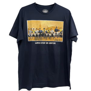 Boston Sports Group. Yankees, Lunch Atop Empire Short Sleeve Tee, Navy