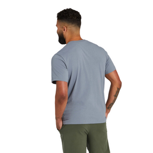 Life is Good. Men's Crusher-Lite Henley, Stone Blue