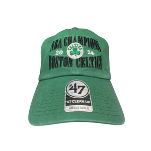 47 Brand. Boston Celtics NBA Champions Clean Up Hat, Kelly Green