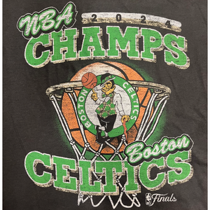 47 Brand. Men's Boston Celtics NBA Champions Franklin Tee, Black