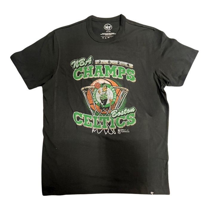 47 Brand. Men's Boston Celtics NBA Champions Franklin Tee, Black