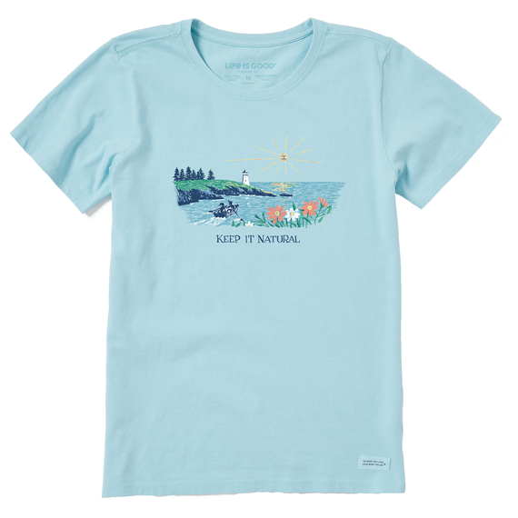 Life is Good, Women's Pencily Keep It Natural Vista Crusher-Lite, Beach Blue