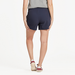 Life is Good. Women's Solid Everyday Short, Inkwell Blue