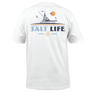 Salt Life A Day in the Life Short Sleeve Tee, White