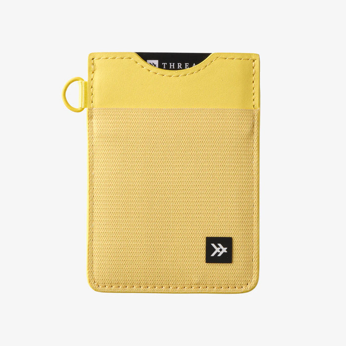 Thread Wallets. Vertical Wallet in Lemon