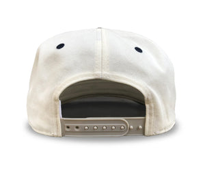 Celly Hockey. Maine Pond Hockey Snapback in Cream