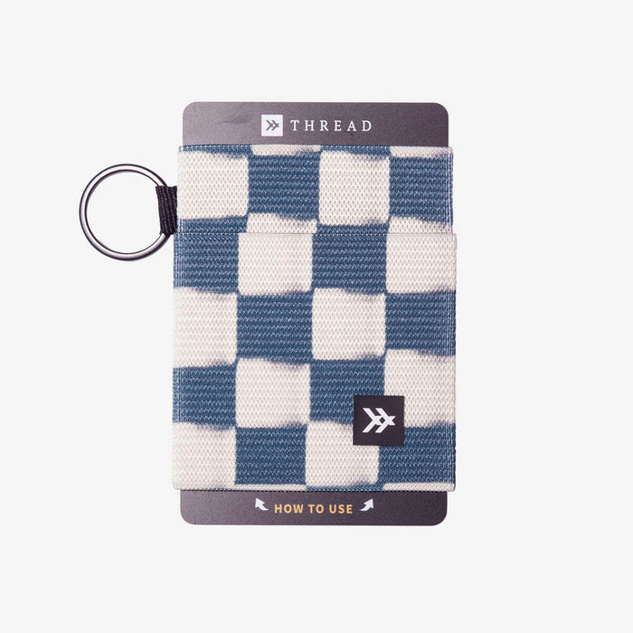 Thread. Elastic Wallet in Faded Check