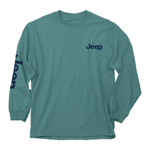Jeep. Sun Dog Long Sleeve T-Shirt, Seafoam