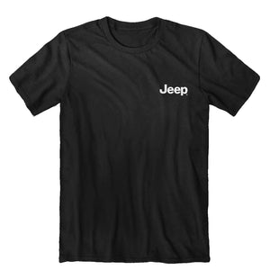 Jeep. Live Free Short Sleeve T-Shirt, Black