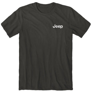 Jeep. Sasquatch Short Sleeve T-Shirt, Smoke