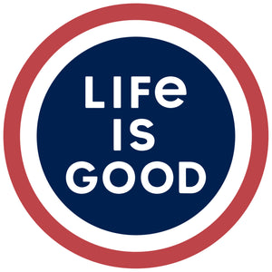 Life is Good Small Die Cut Sticker, LIG Coin