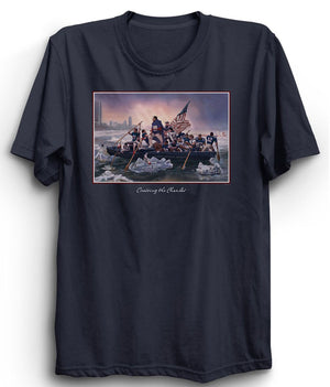 Boston Sports Group. CroSSing The Charles Novelty Tee Navy Blue