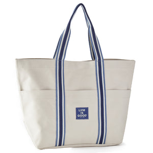 Life is Good. On-The-Go Tote Bag Life is Good, Bone White