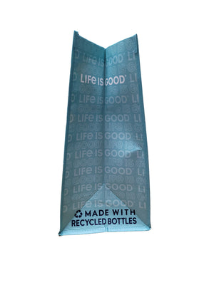 Life is Good. Reusable Tote Sticker Bag