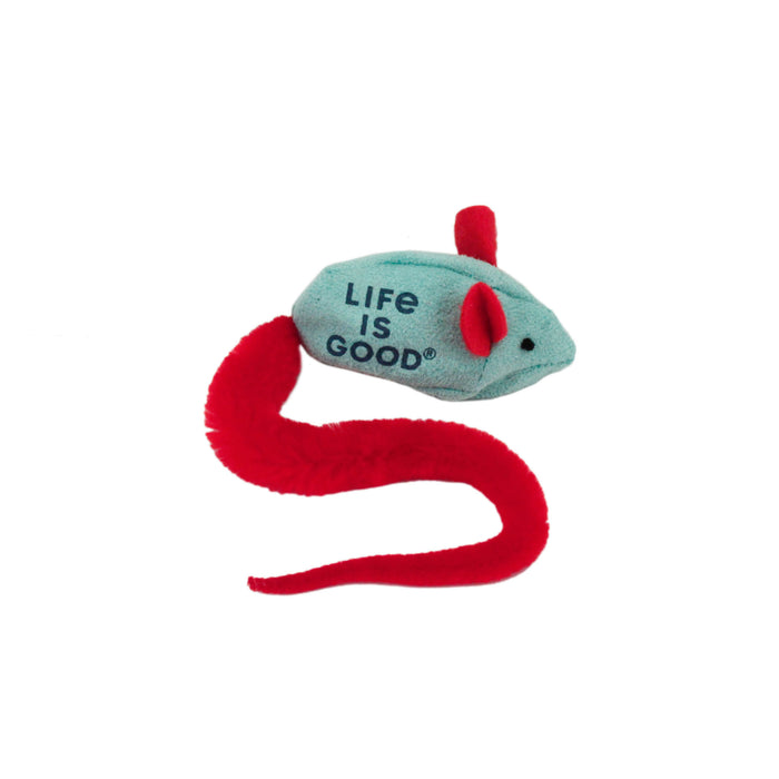 Life is Good. Catnip Cat Toy, Mouse