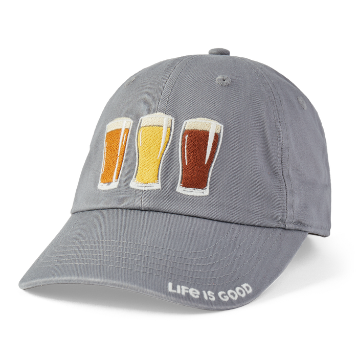Life is Good. Diversified Portfolio Beer Chill Cap, Slate Gray