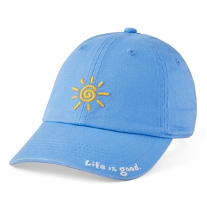Life is Good. Kid's My Sunshine Chill Cap, Cornflower Blue