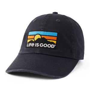 Life is Good. Mountain Patch Chill Cap, Jet Black