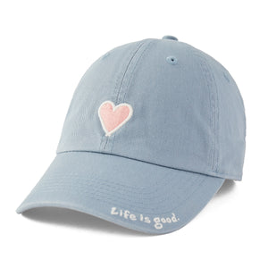 Life is Good. Heart Chill Cap, Smoky Blue