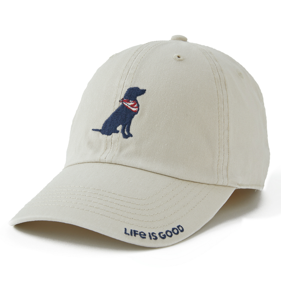 Life is Good. Wag On Lab Branded Chill Cap, Bone