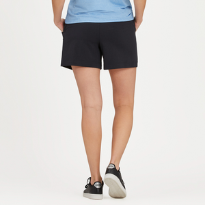 Life is Good. Women's Crusher-Flex Shorts, Jet Black