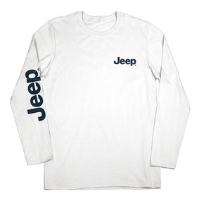 Jeep USA 1 Long Sleeve T-Shirt, White