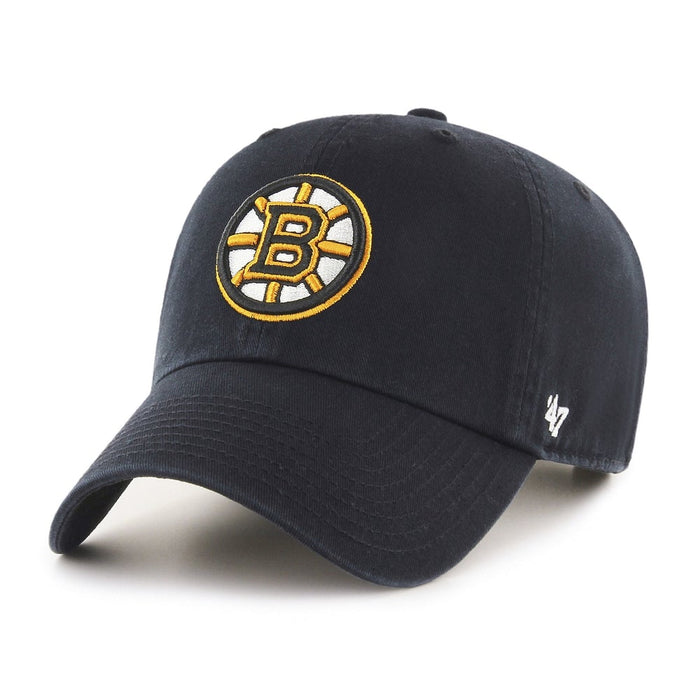BOSTON BRUINS '47 CLEAN UP HAT, BLACK