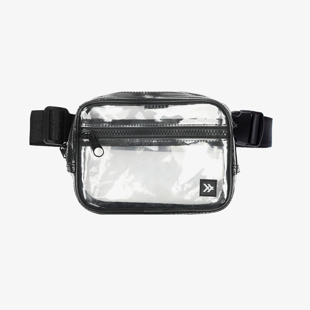 Clear black fanny pack deals